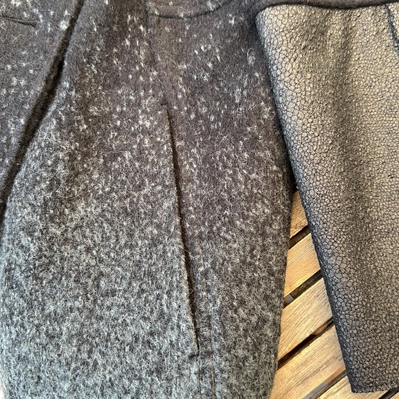 Stella Carasaki Boiled Wool Asymmetrical Coat - NWT - Picture 8 of 16